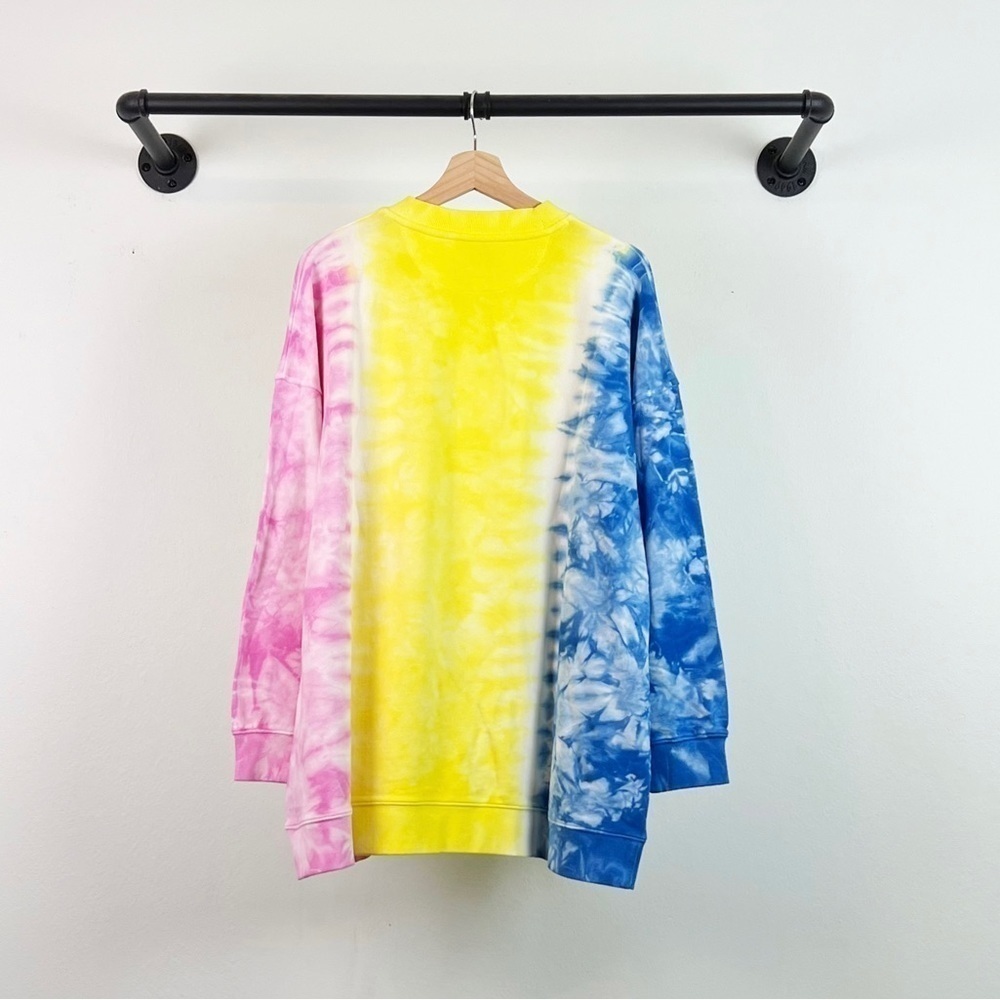 NWT Wrangler Oversized Multicolor Tie Dye Sweatshirt - Picture 5 of 6